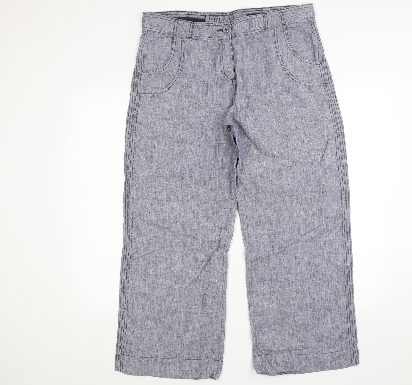 George Womens Blue   Trousers  Size 14 L29 in