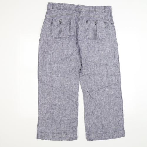 George Womens Blue   Trousers  Size 14 L29 in