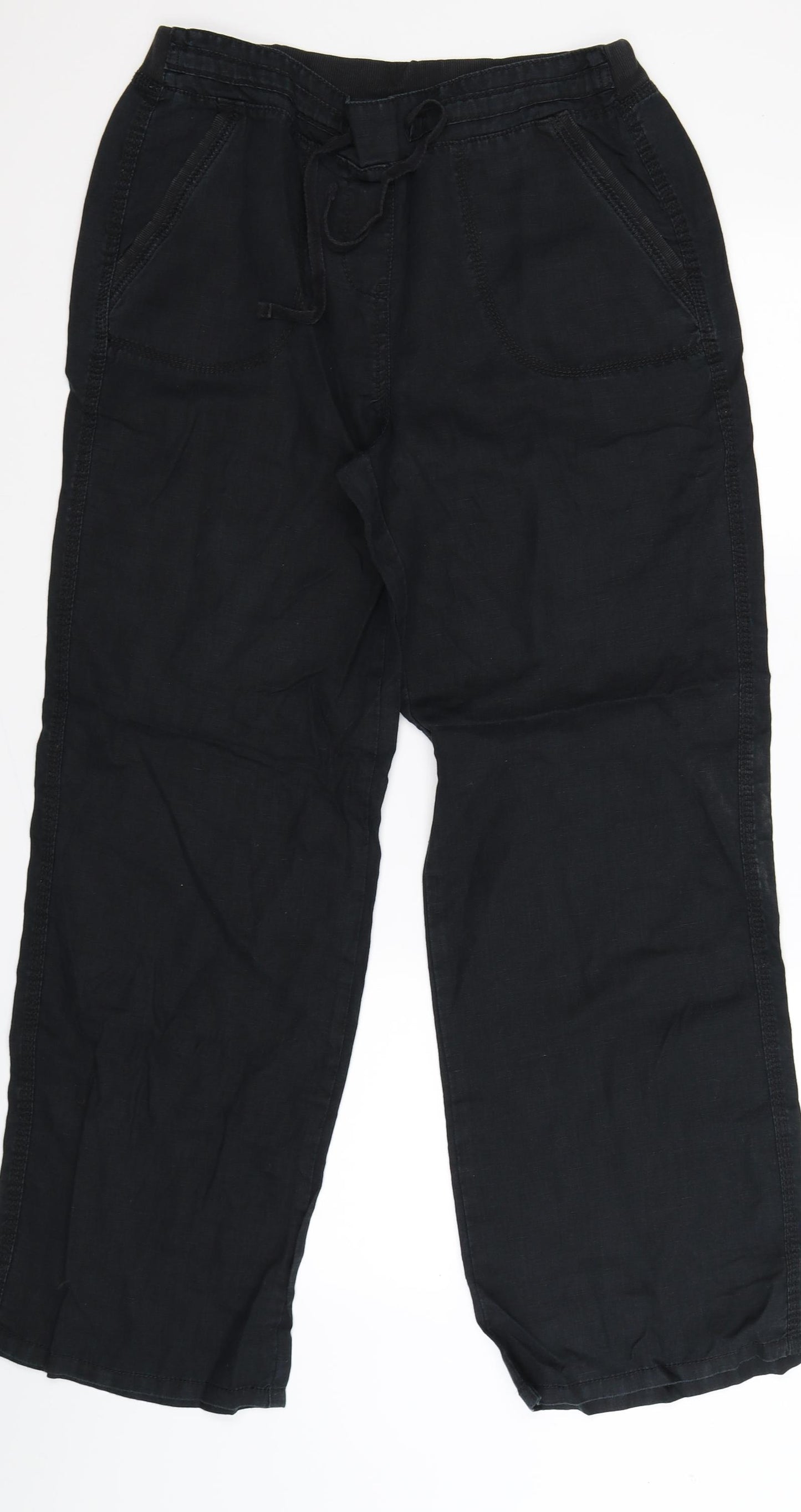 Marks and Spencer Womens Blue   Trousers  Size 12 L27 in