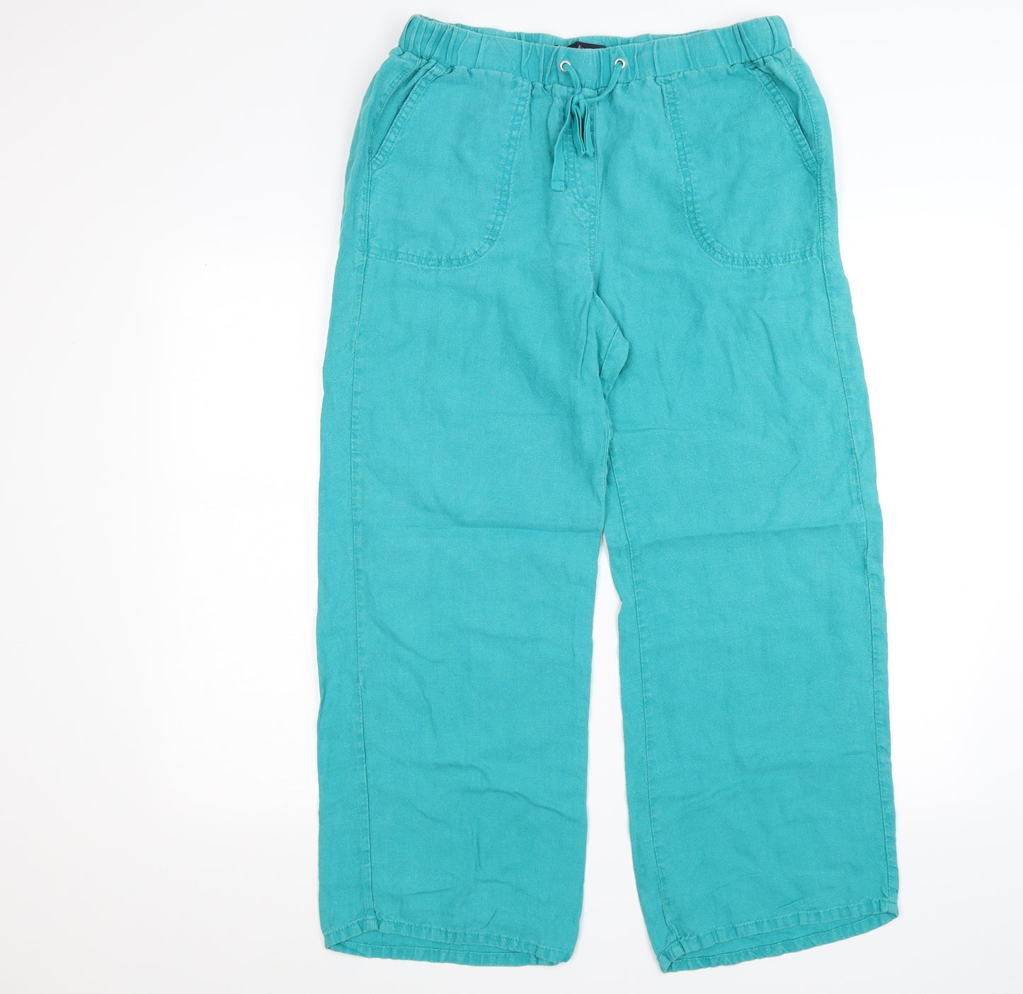 Marks and Spencer Womens Green   Trousers  Size 12 L26 in