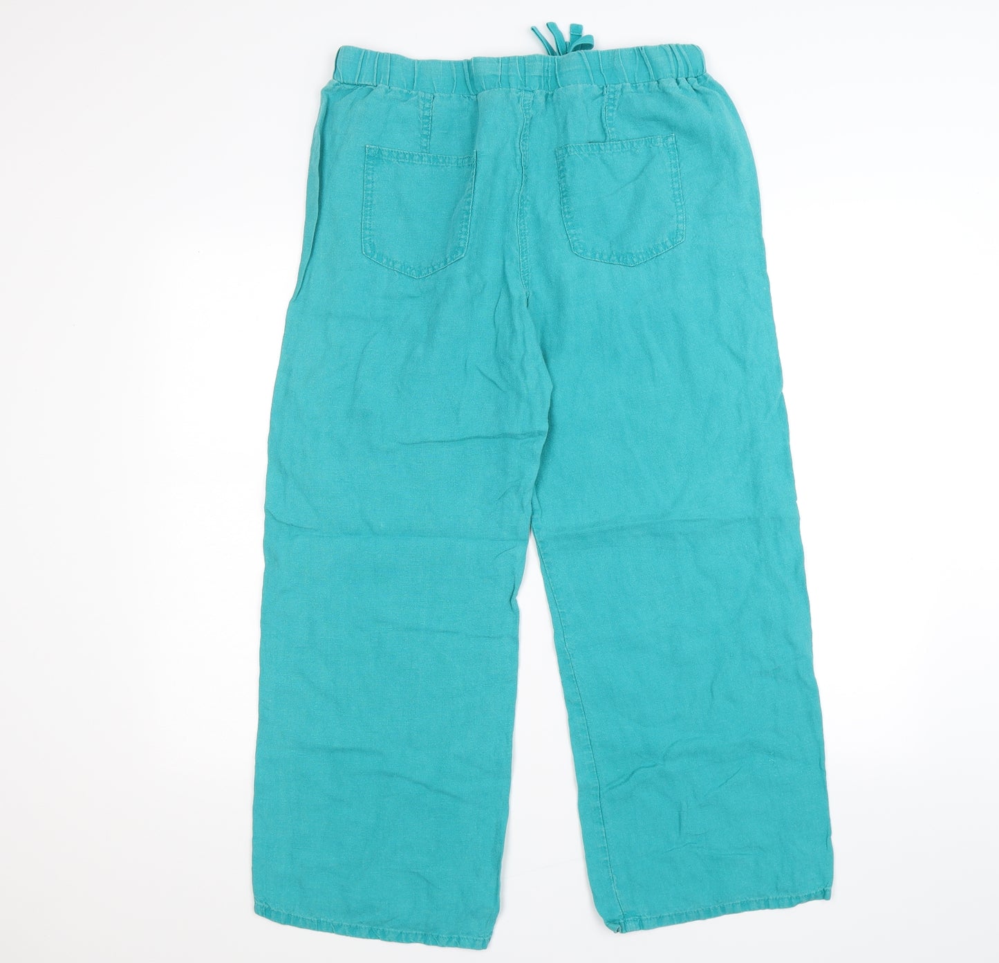 Marks and Spencer Womens Green   Trousers  Size 12 L26 in