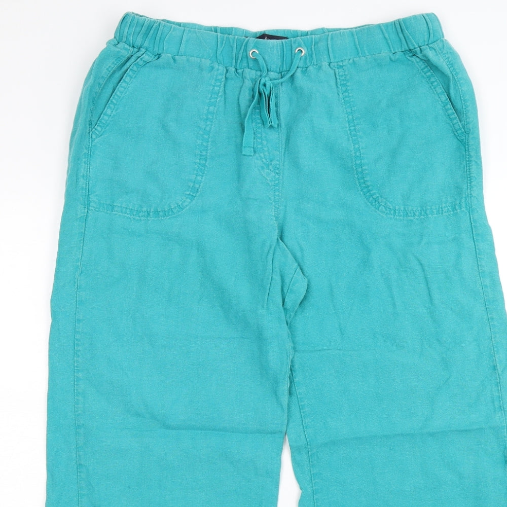 Marks and Spencer Womens Green   Trousers  Size 12 L26 in