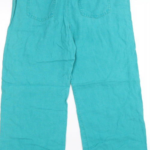 Marks and Spencer Womens Green   Trousers  Size 12 L26 in