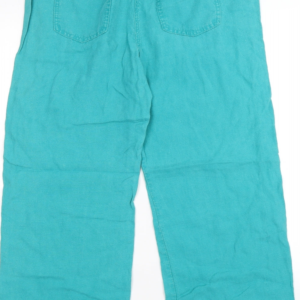 Marks and Spencer Womens Green   Trousers  Size 12 L26 in