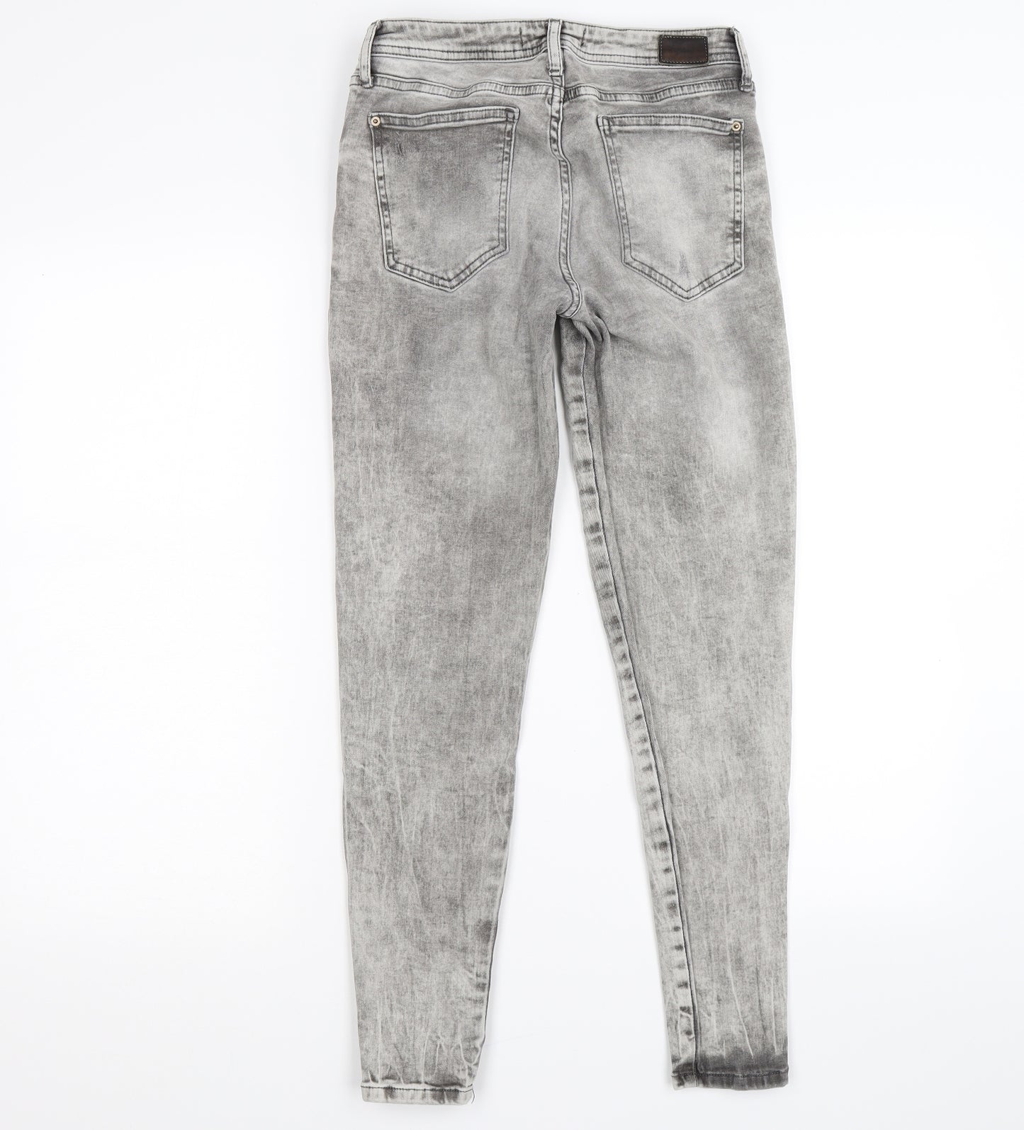 Zara Womens Grey  Denim Skinny Jeans Size 10 L27 in