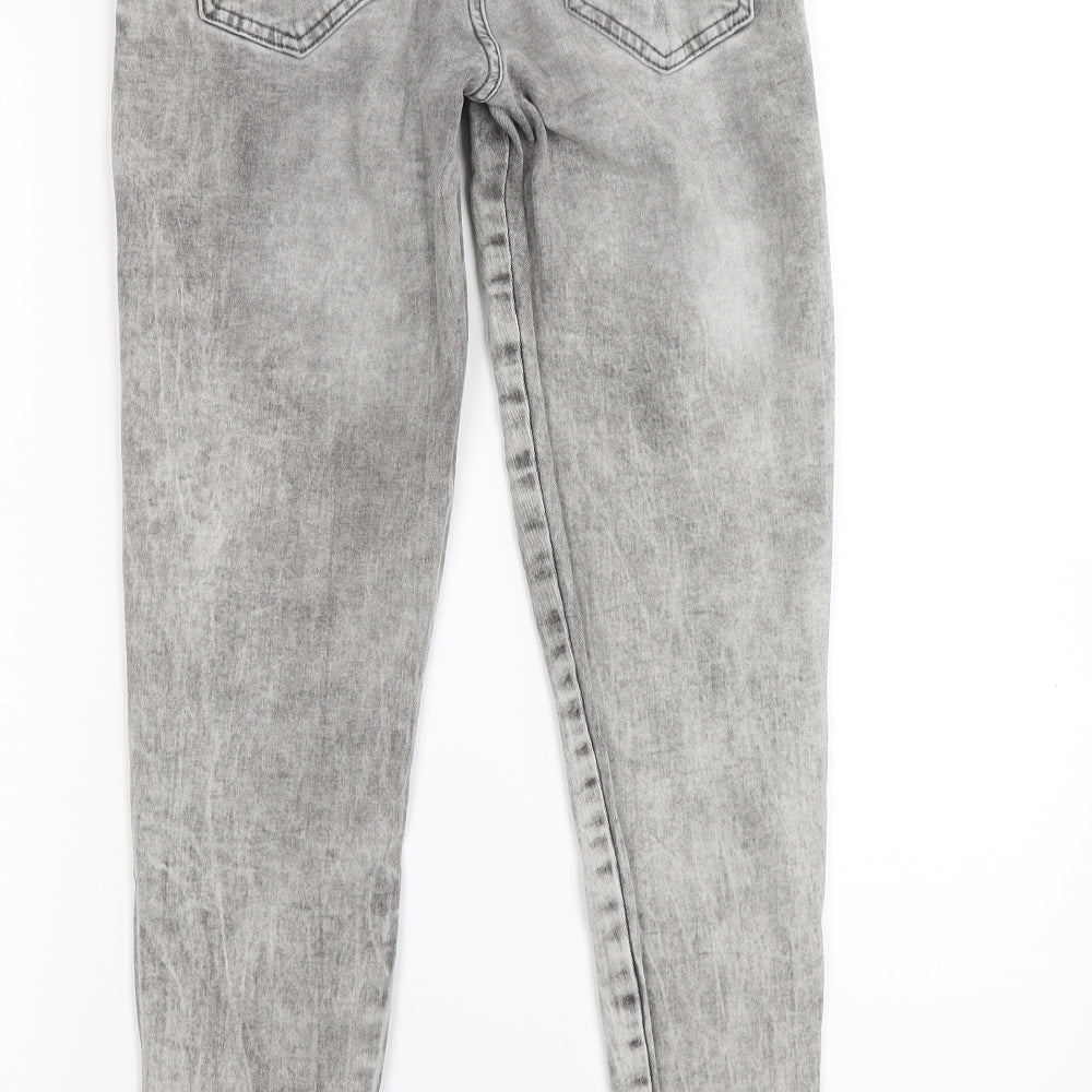 Zara Womens Grey  Denim Skinny Jeans Size 10 L27 in