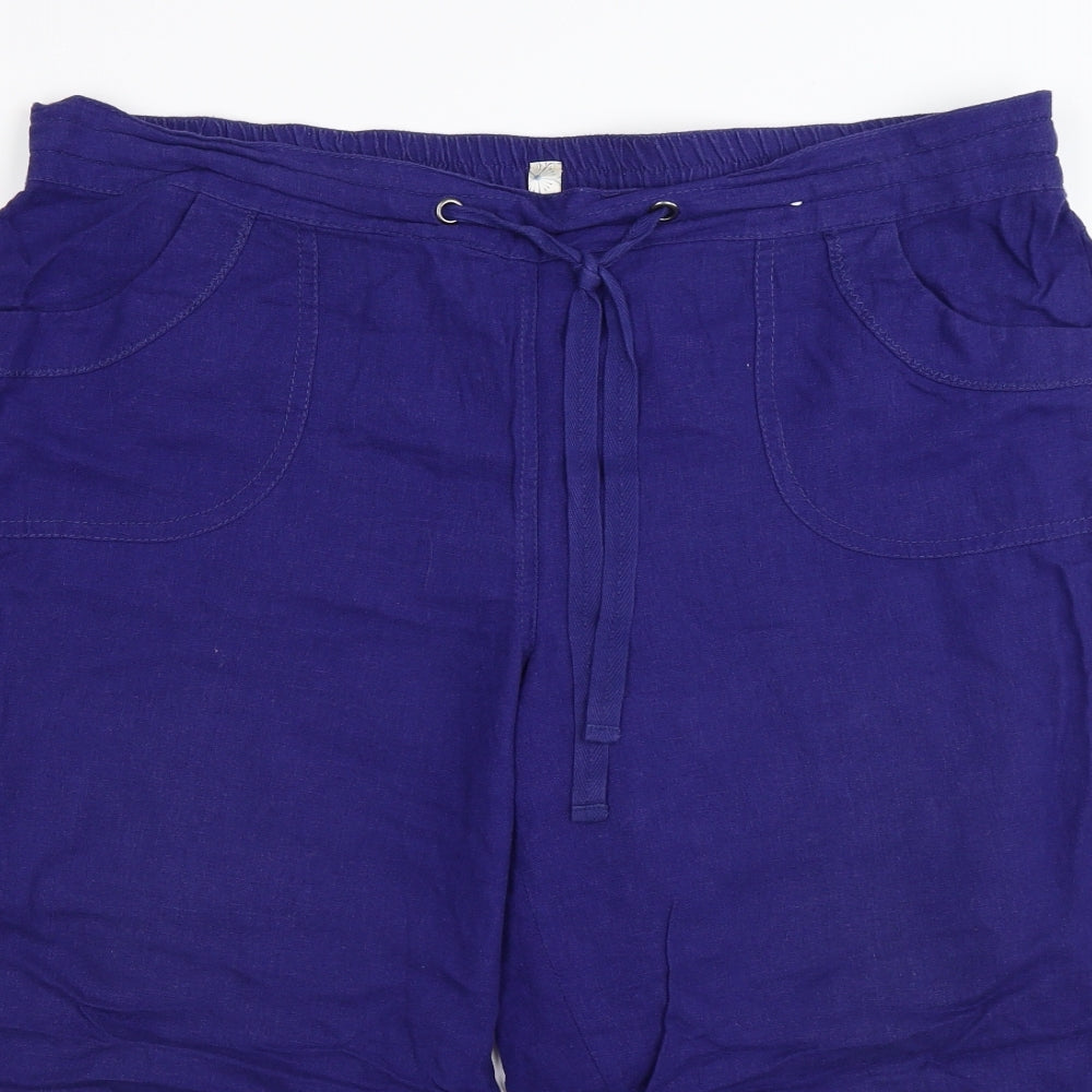 Evans Womens Purple   Trousers  Size 16