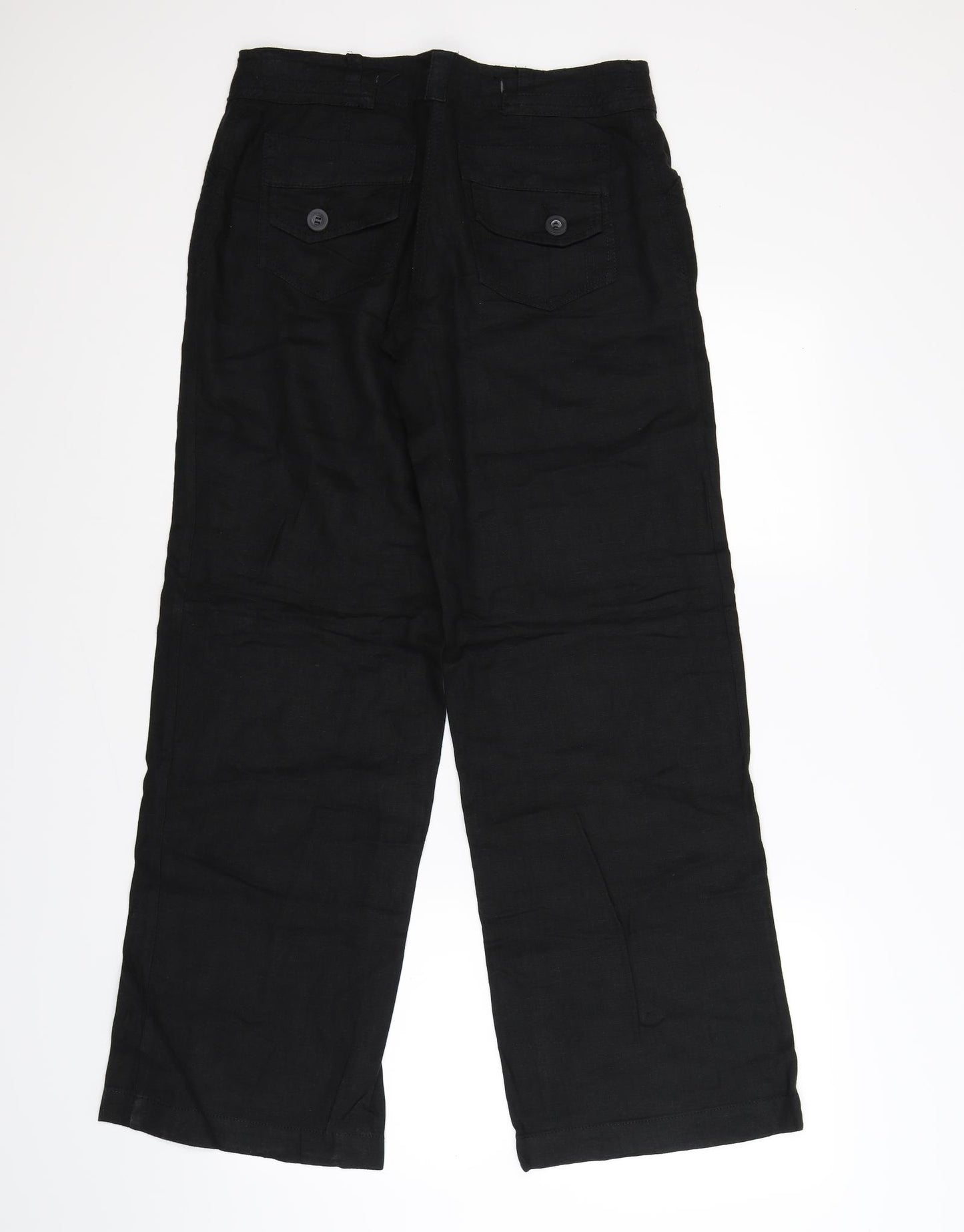 NEXT Womens Black   Trousers  Size 10 L32 in