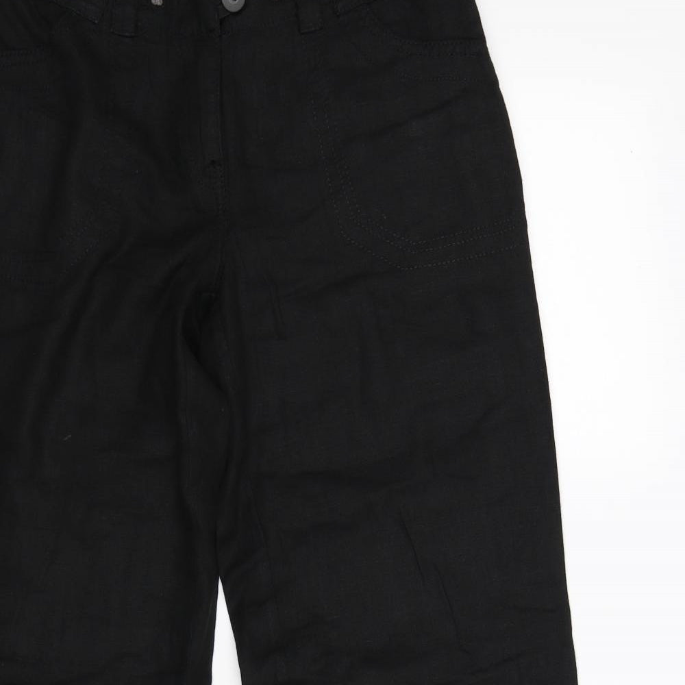 NEXT Womens Black   Trousers  Size 10 L32 in