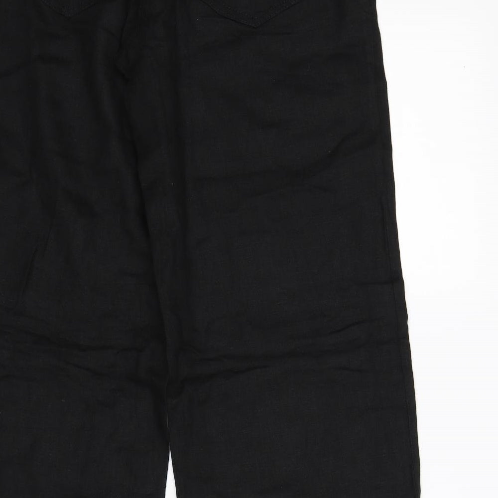 NEXT Womens Black   Trousers  Size 10 L32 in