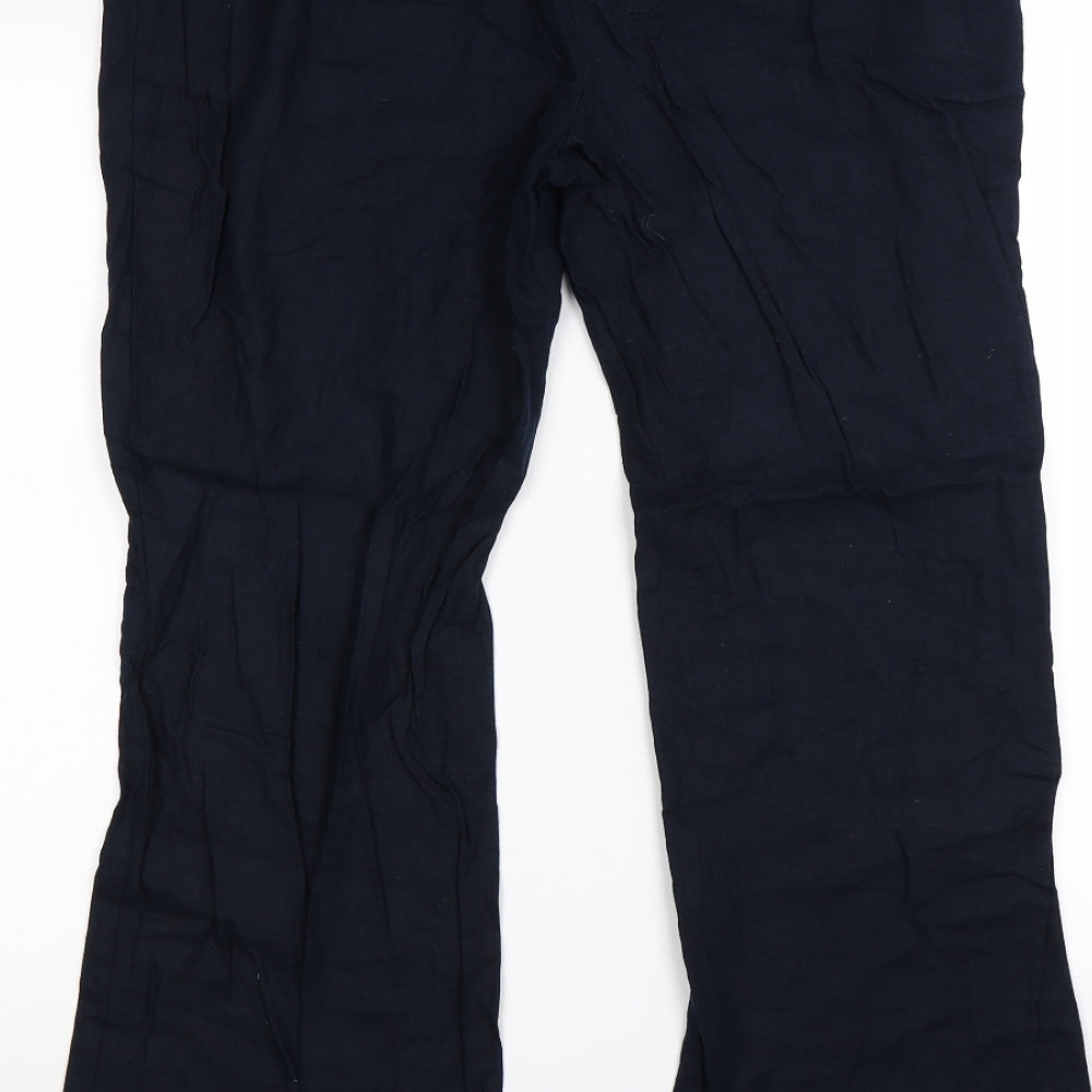 Marks and Spencer Womens Blue   Trousers  Size 16 L27 in
