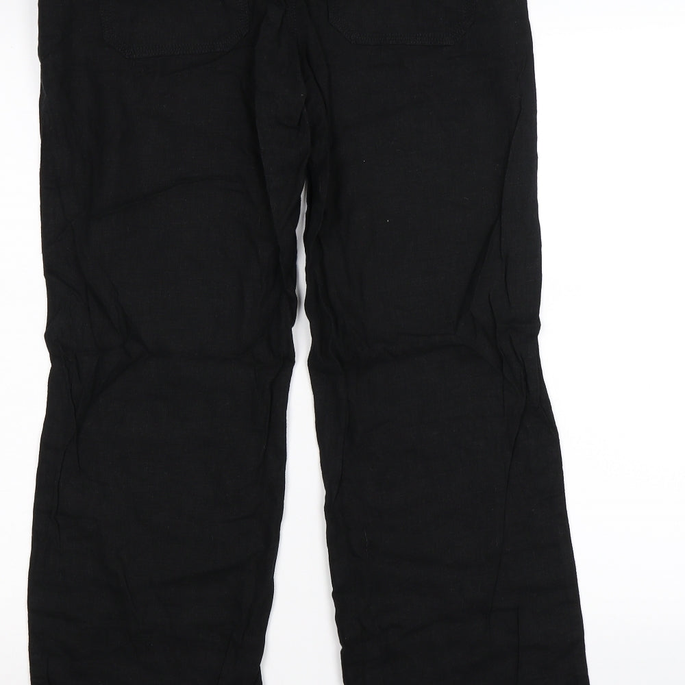 NEXT Womens Black   Trousers  Size 10 L32 in