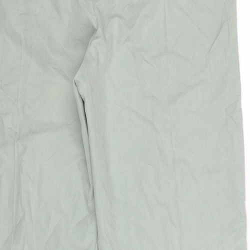 Debenhams Womens Green  Satin Trousers  Size 14 L28 in