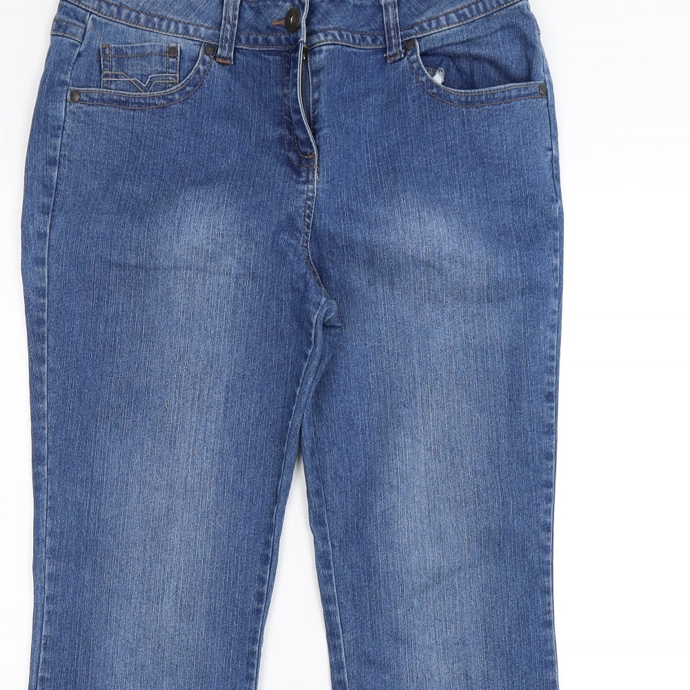 George Womens Blue  Denim Bootcut Jeans Size 18 L27 in