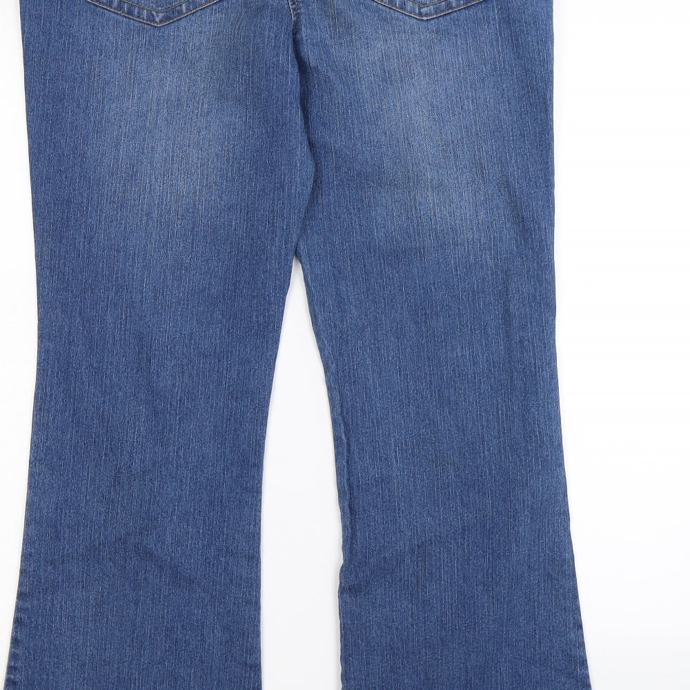 George Womens Blue  Denim Bootcut Jeans Size 18 L27 in