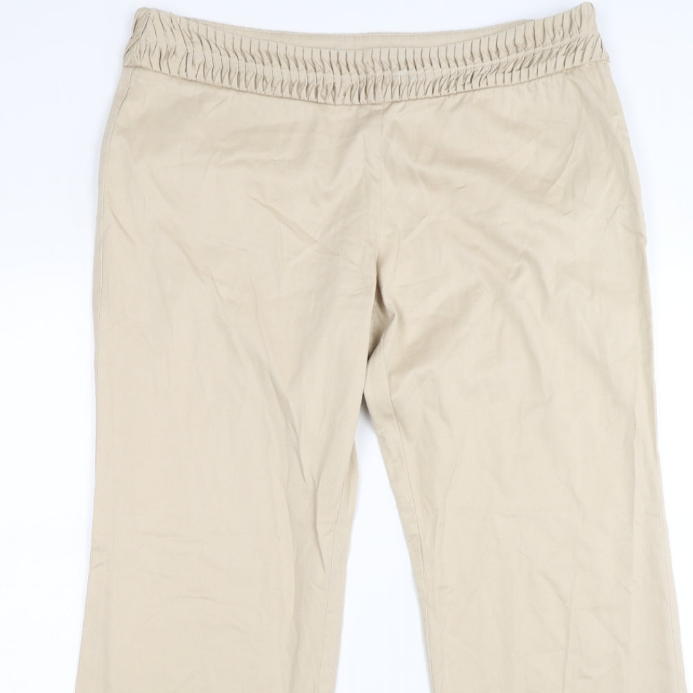 George Womens Beige   Trousers  Size 14 L28 in