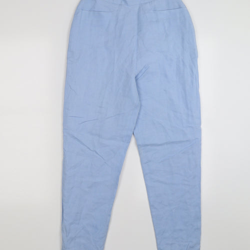 Laura Ashley Womens Blue   Capri Trousers Size 12 L27 in