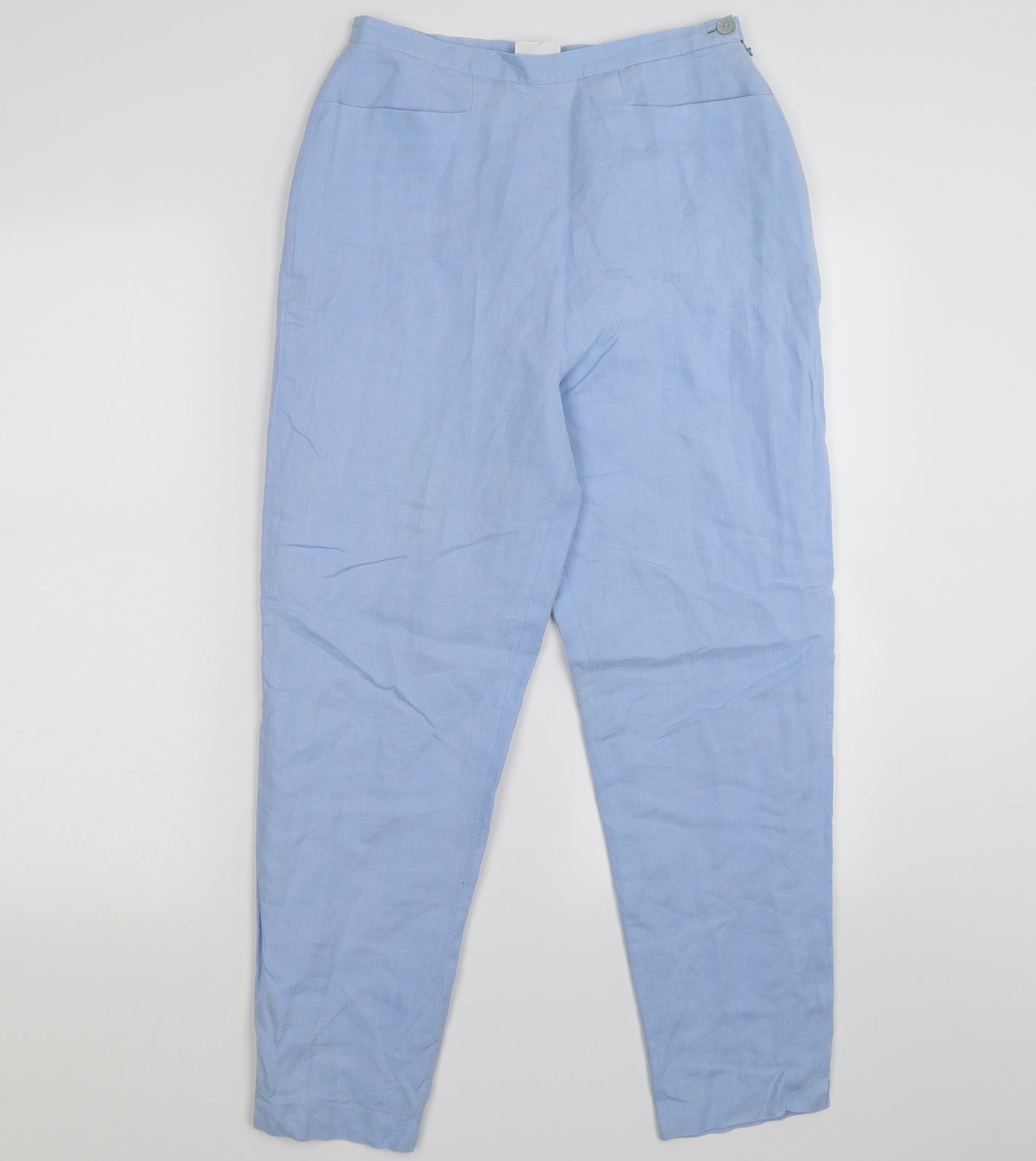 Laura Ashley Womens Blue   Capri Trousers Size 12 L27 in