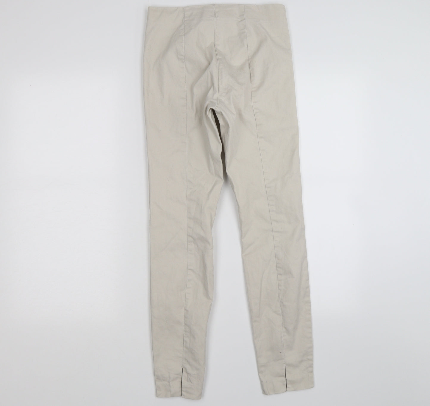 H&M Womens Beige  Denim Jegging Leggings Size 8 L27 in