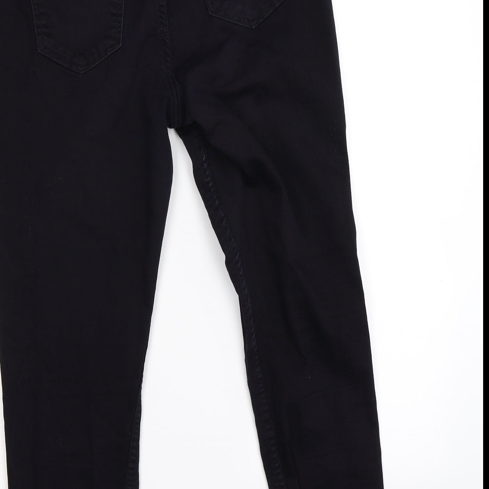New Look Womens Blue  Denim Jegging Leggings Size 16 L26 in