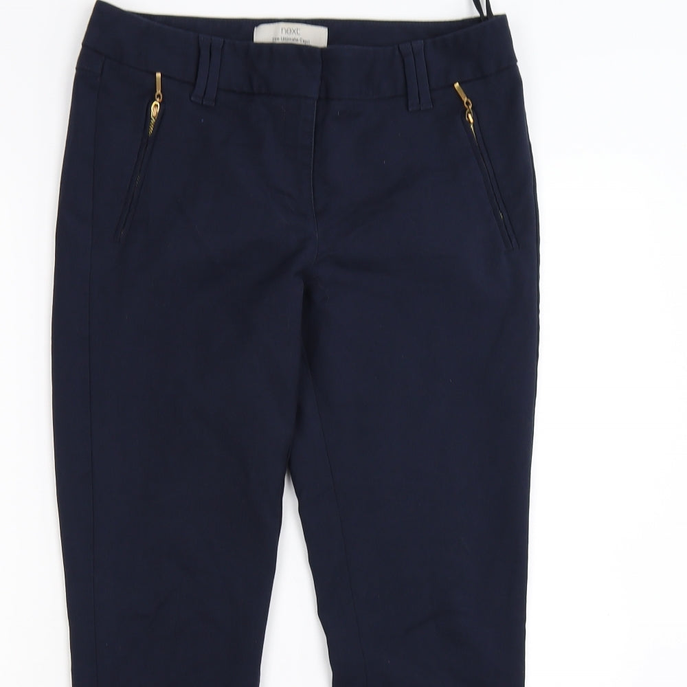 NEXT Womens Blue   Capri Trousers Size 10 L26 in
