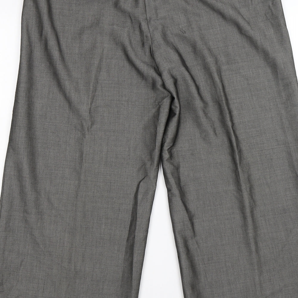 Oasis Womens Silver   Trousers  Size 14 L28 in