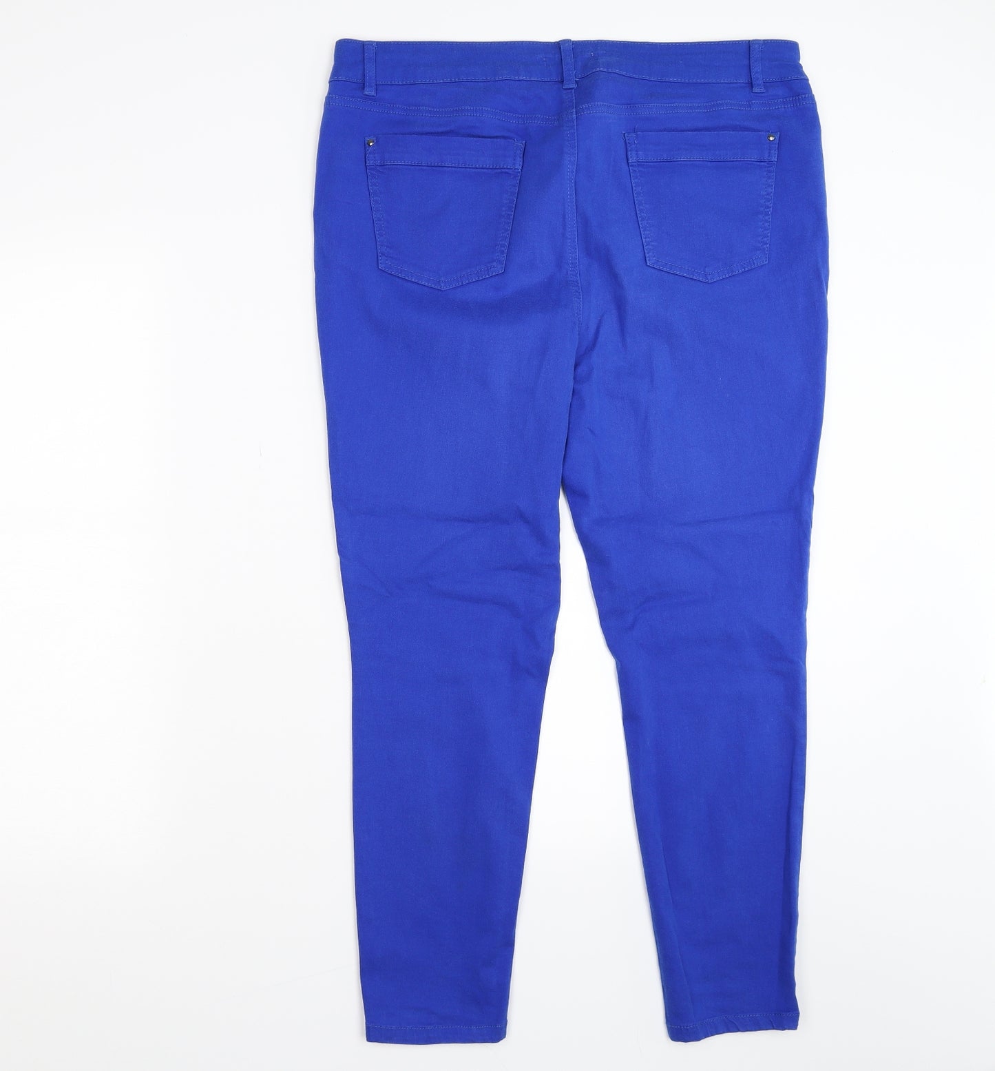 TU Womens Blue  Denim Skinny Jeans Size 16 L26 in