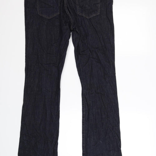 NEXT Womens Blue  Denim Bootcut Jeans Size 16 L32 in