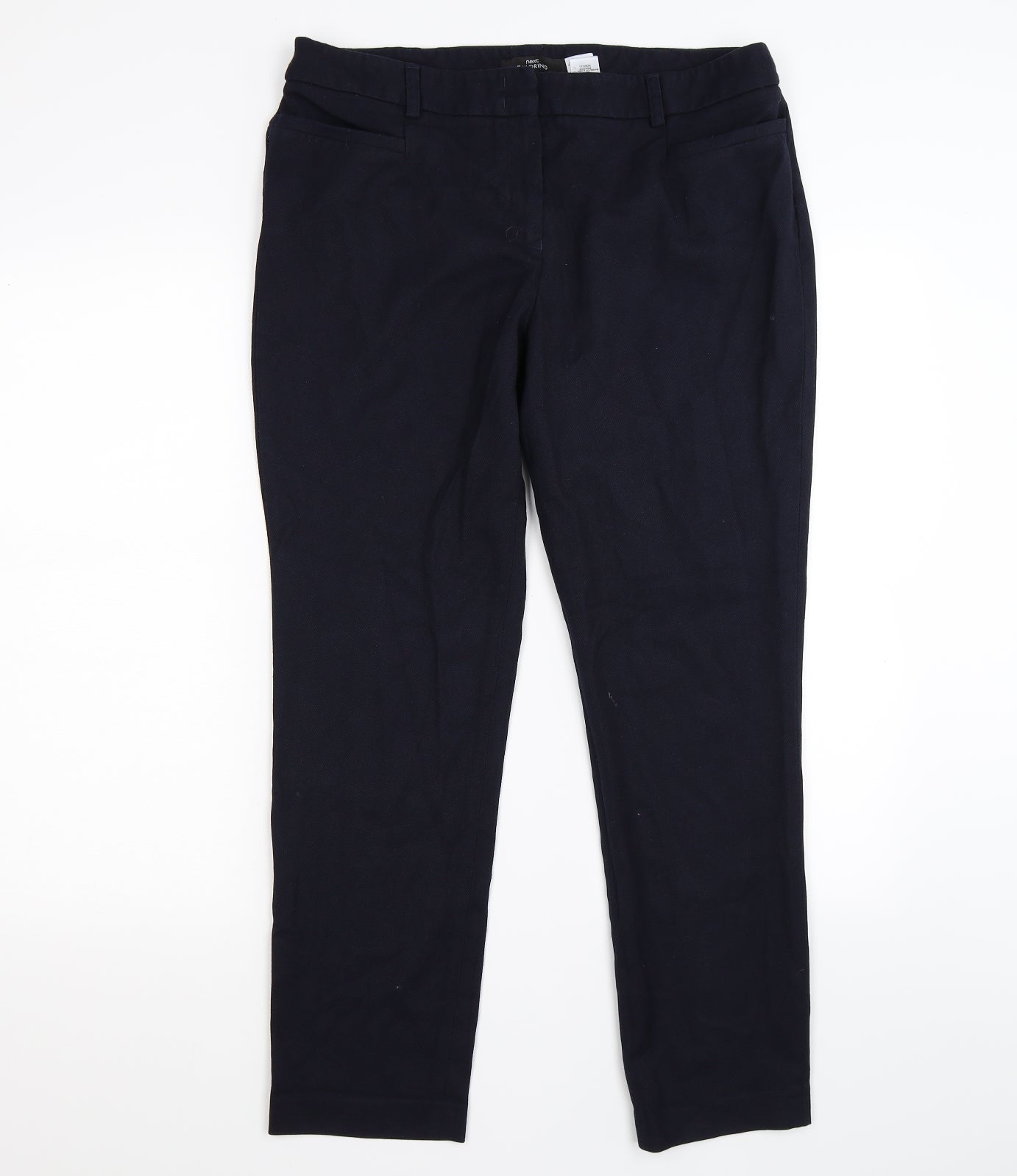 NEXT Womens Blue   Capri Trousers Size 14 L27 in - work office
