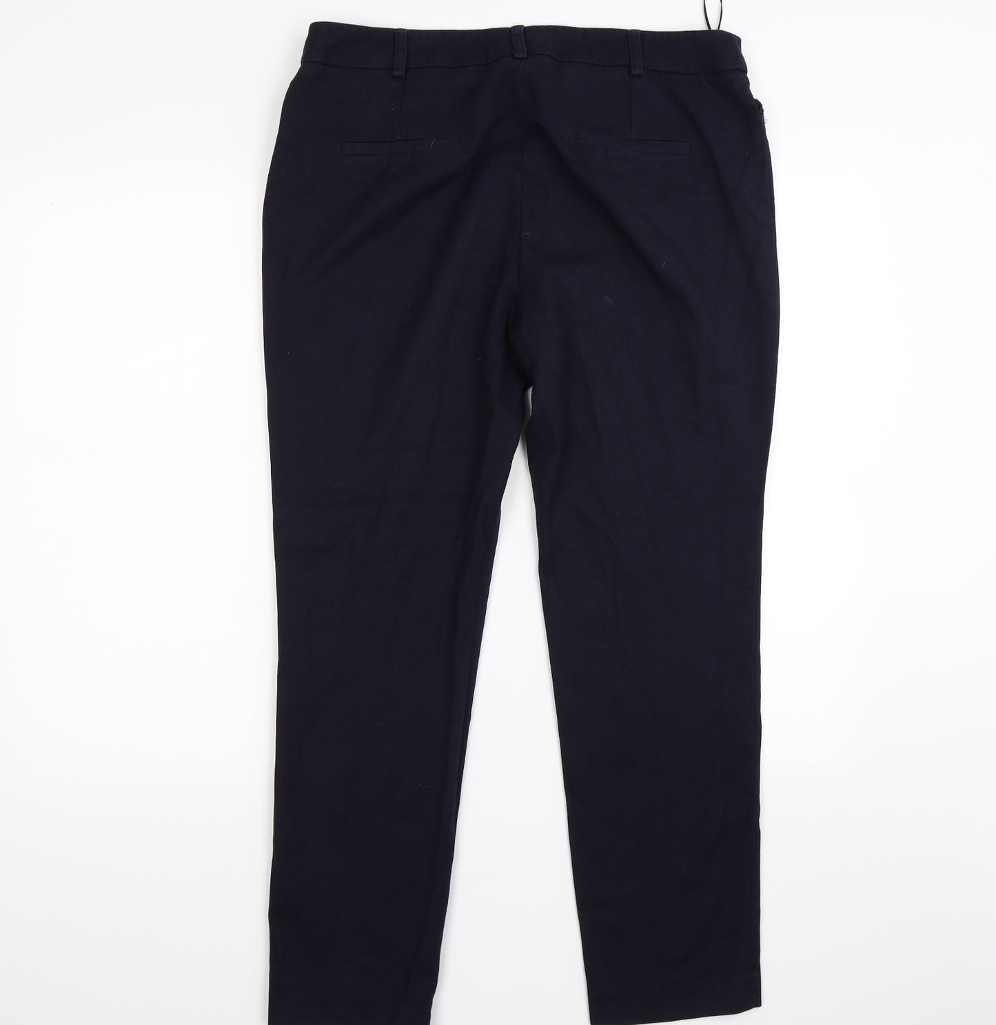 NEXT Womens Blue   Capri Trousers Size 14 L27 in - work office