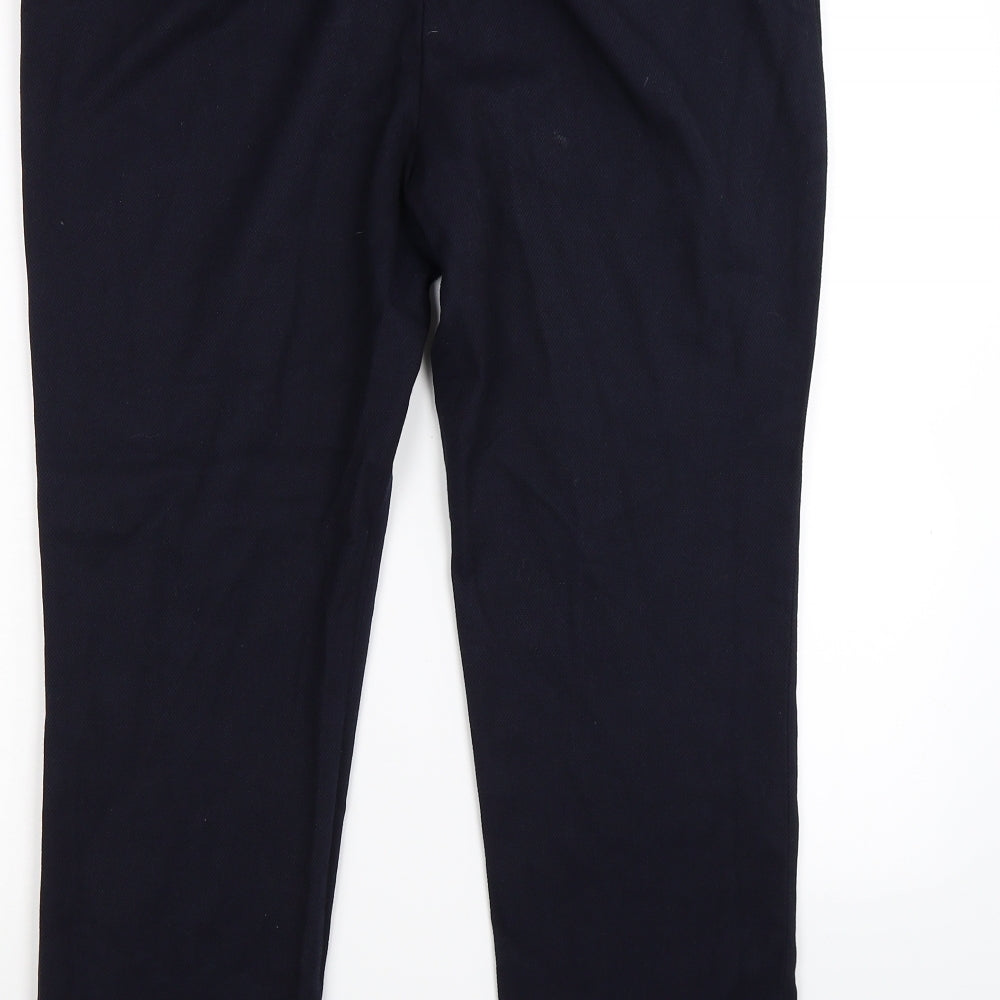 NEXT Womens Blue   Capri Trousers Size 14 L27 in - work office