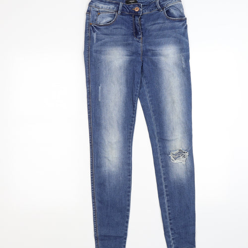 /denim Womens Blue  Denim Skinny Jeans Size 8 L27 in