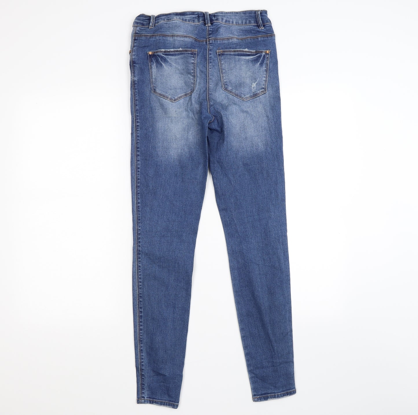 /denim Womens Blue  Denim Skinny Jeans Size 8 L27 in