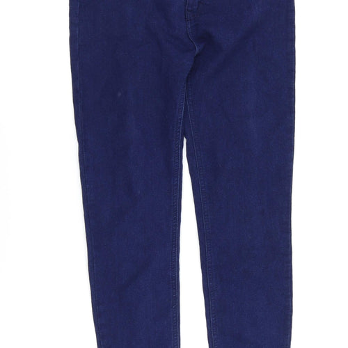Pull&Bear Womens Blue  Denim Skinny Jeans Size 26 in L27 in