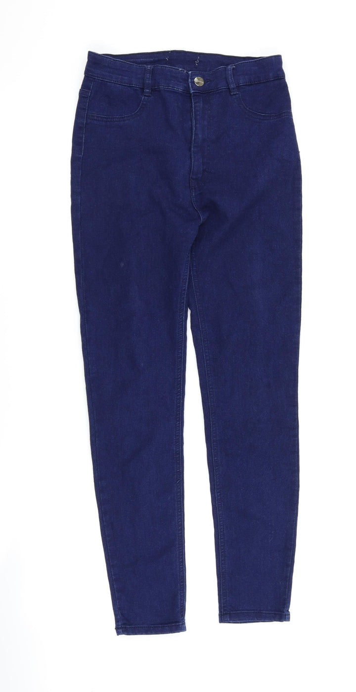 Pull&Bear Womens Blue Denim Skinny Jeans Size 26 in L27 in