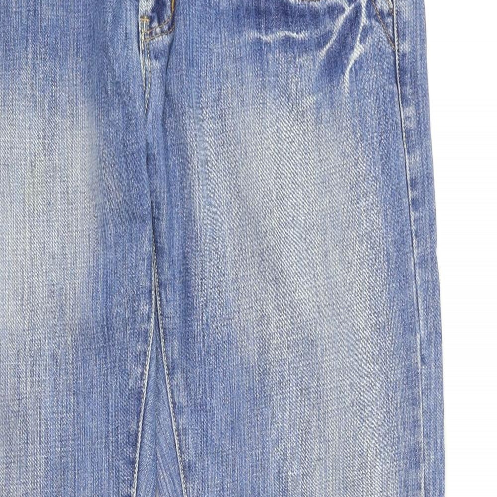 Dorothy Perkins Womens Blue  Denim Straight Jeans Size 16 L29 in