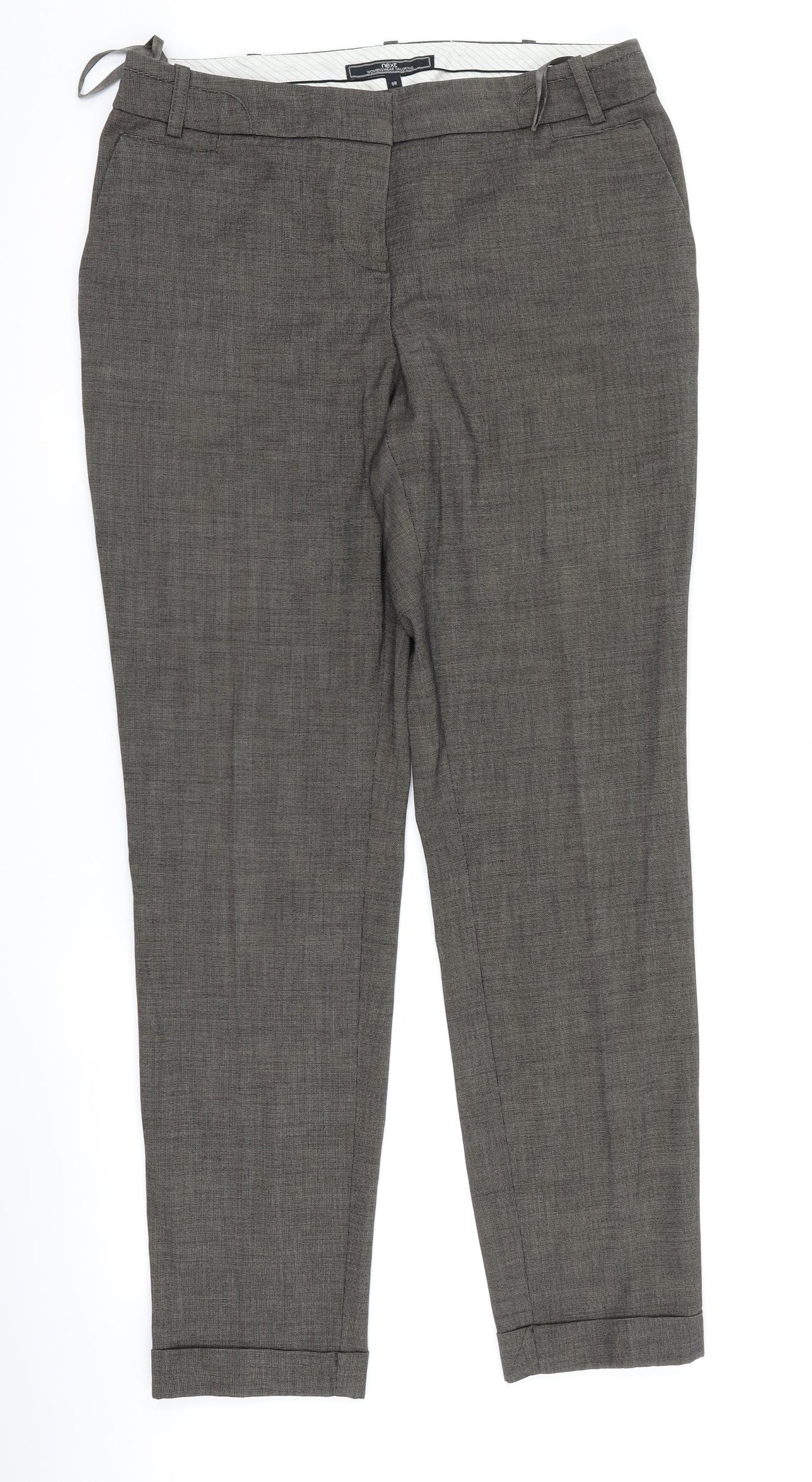 NEXT Womens Grey   Trousers  Size 8 L26 in