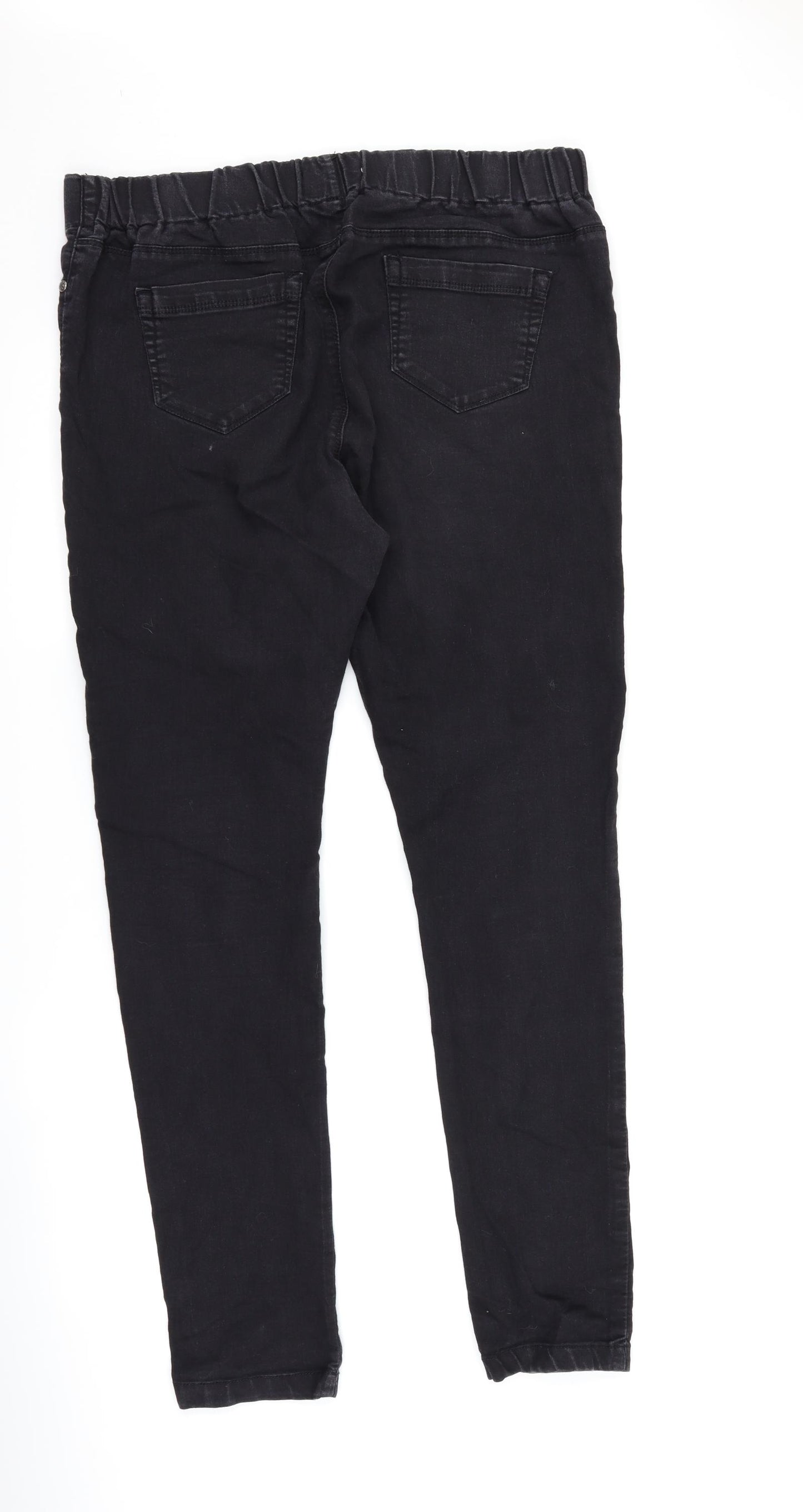 Papaya Womens Black  Denim Jegging Jeans Size 16 L29 in