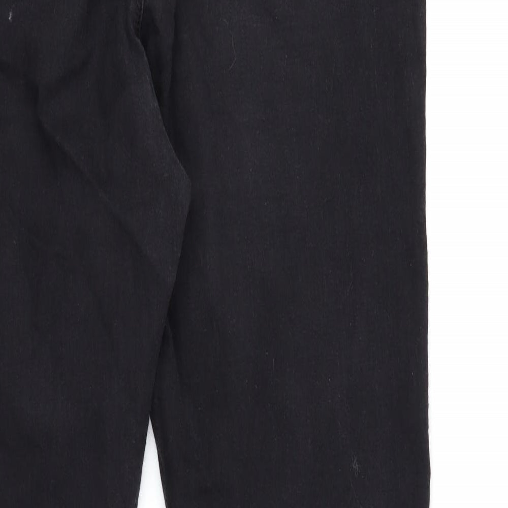 Papaya Womens Black  Denim Jegging Jeans Size 16 L29 in