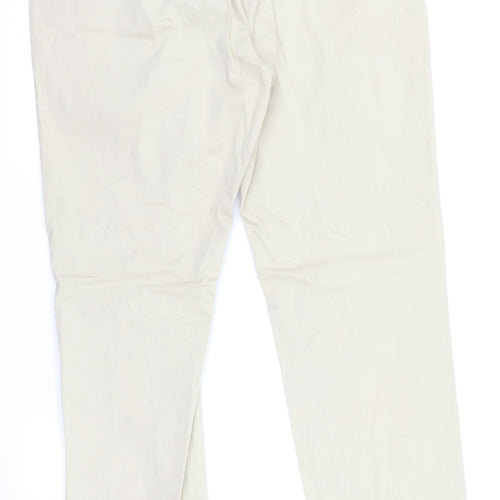 Per Una Womens Brown   Chino Trousers Size 34 L29 in