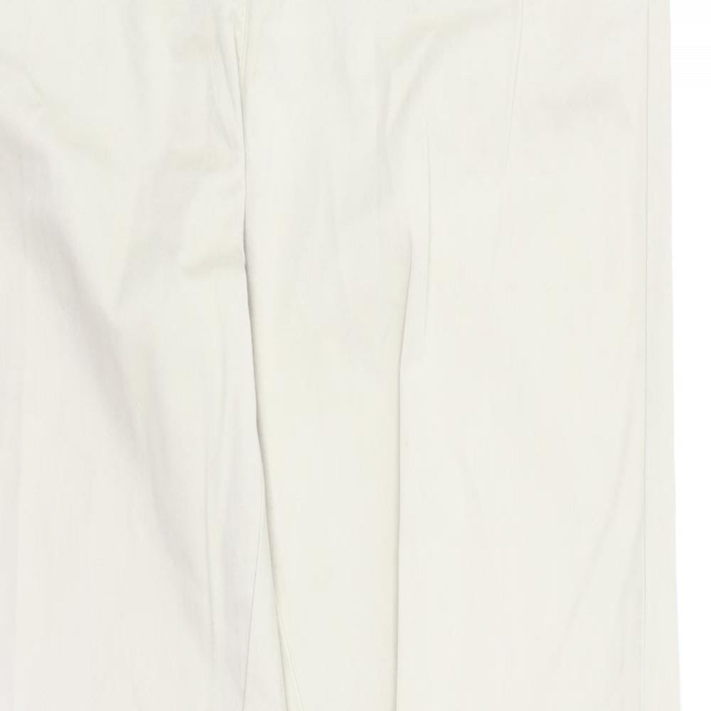 Per Una Womens Brown   Chino Trousers Size 34 L29 in