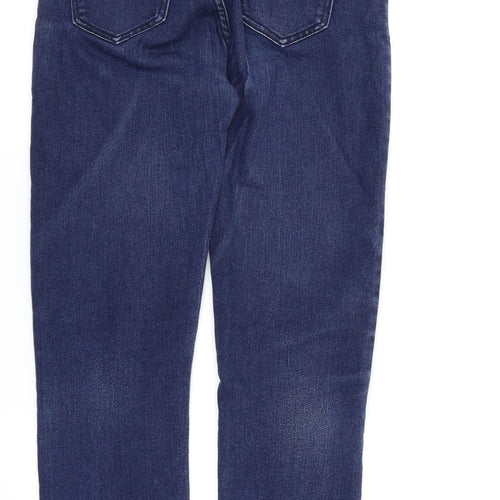 BS Fashion Womens Blue  Denim Capri Jeans Size 28 in L26 in