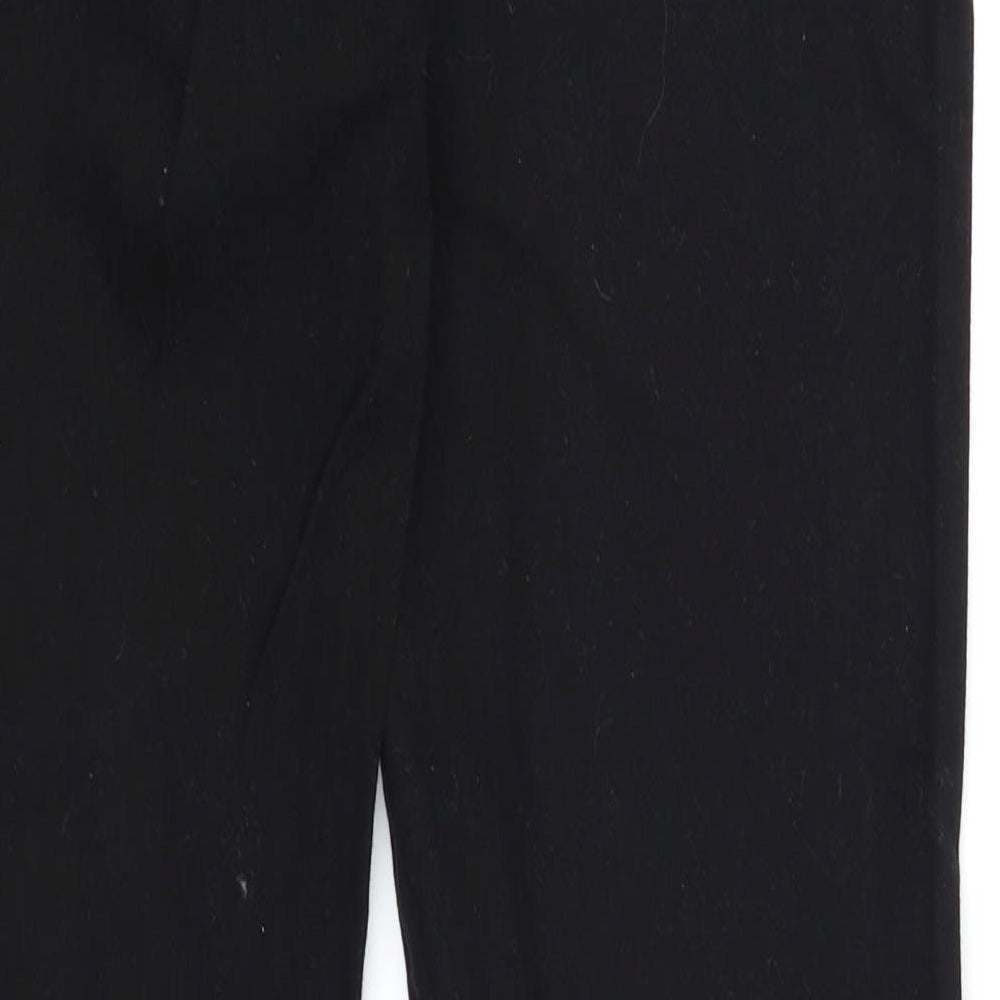 Preworn Womens Black  Denim Straight Jeans Size 10 L30 in