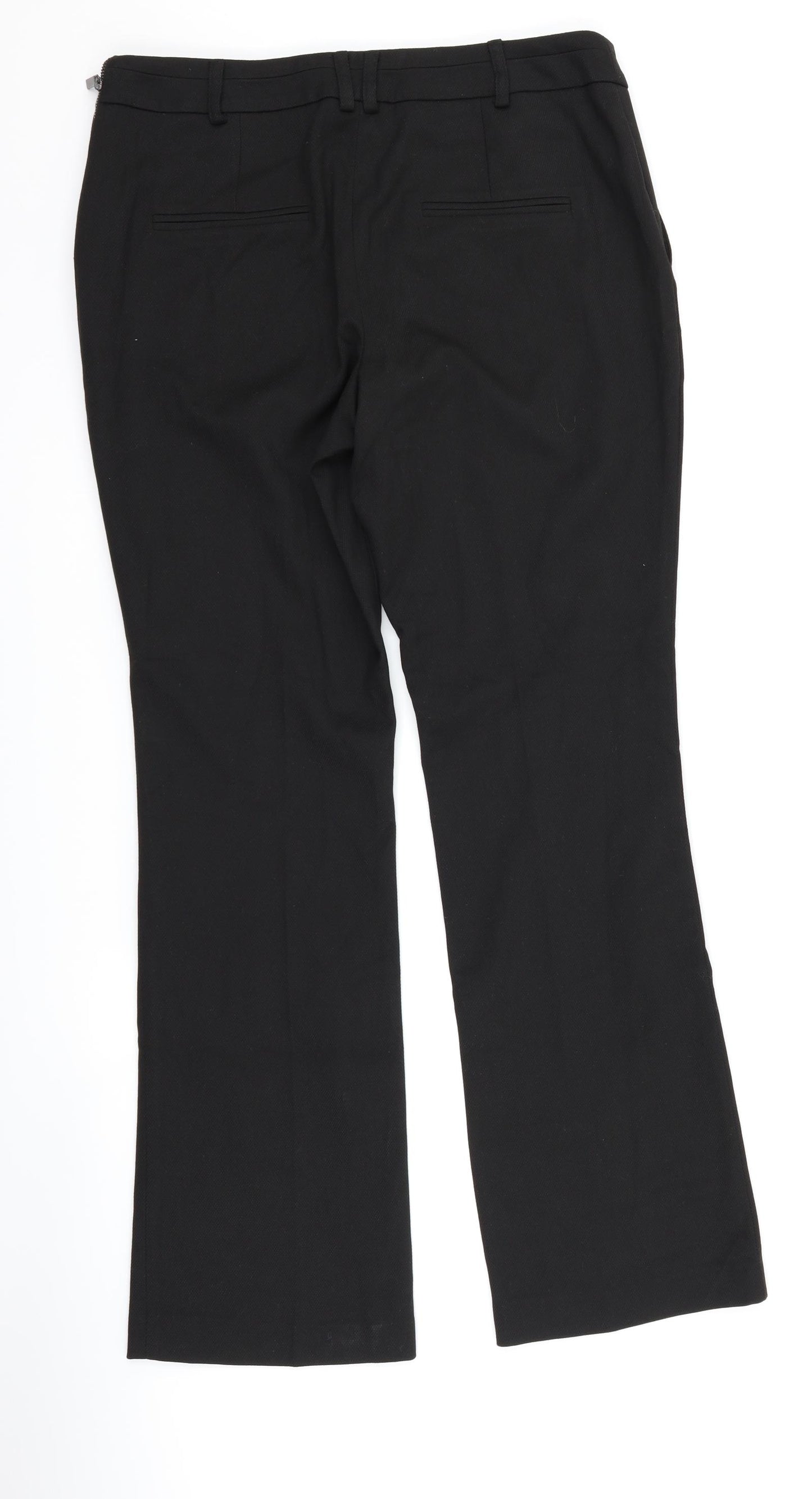 Marks and Spencer Womens Black   Trousers  Size 12 L29 in