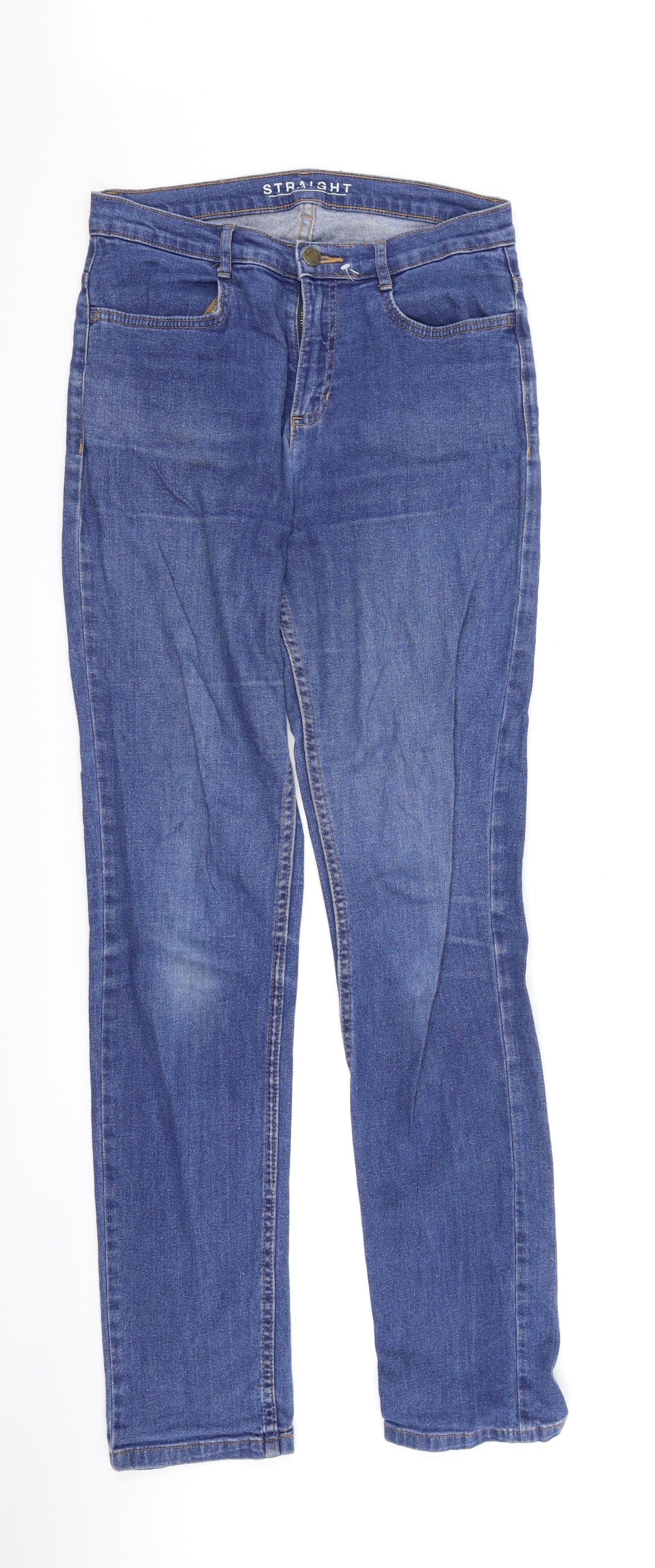 Marks and Spencer Womens Blue  Denim Skinny Jeans Size 10 L31 in