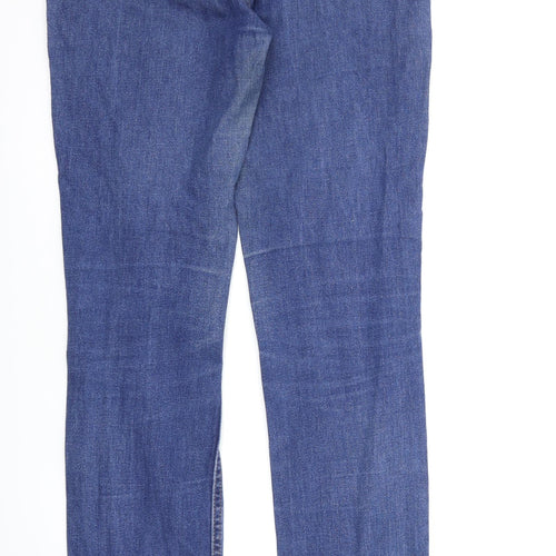 Marks and Spencer Womens Blue  Denim Skinny Jeans Size 10 L31 in