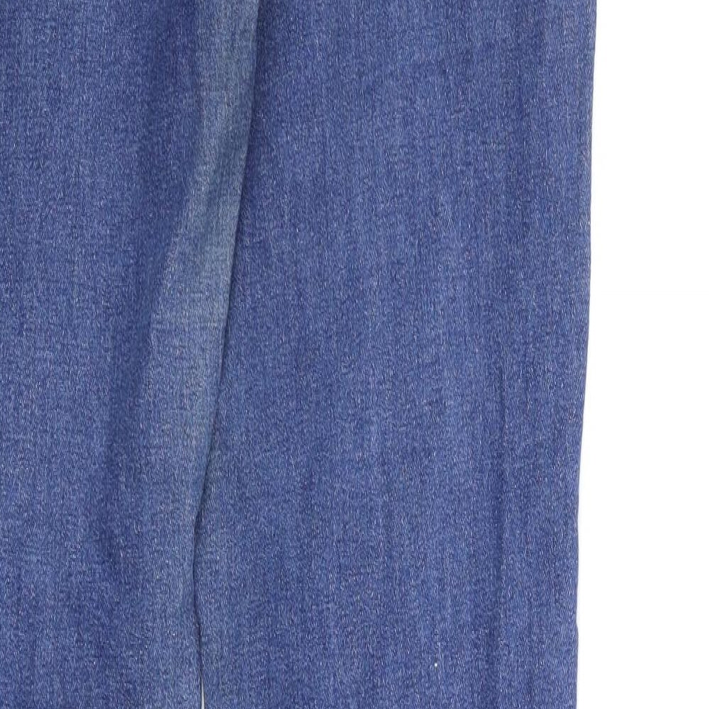 Marks and Spencer Womens Blue  Denim Skinny Jeans Size 10 L31 in