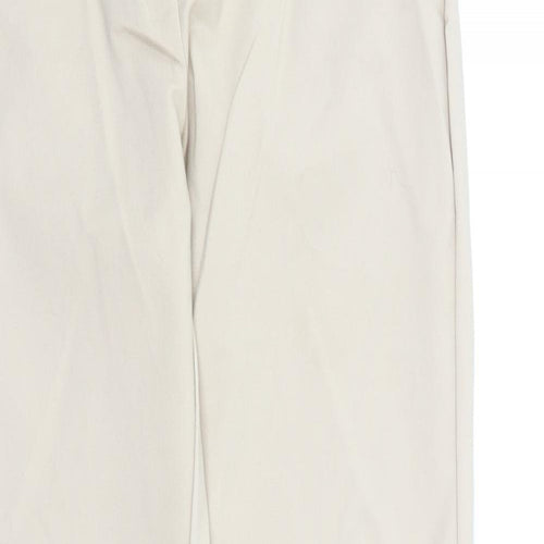 Ashley Brooke Womens Beige   Trousers  Size 8 L27 in