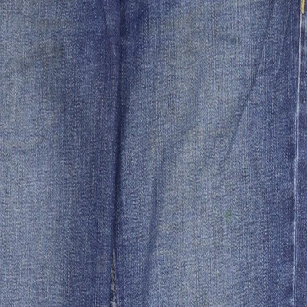 Fat Face Womens Blue  Denim Skinny Jeans Size 10 L28 in
