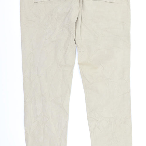 FB Sister Womens Beige   Chino Trousers Size M L27 in